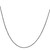 Sterling Silver 18” 1.5mm Two-Tone Ball Necklace