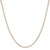 Sterling Silver 20” 1.5mm Rose Gold Plated Two-Tone Ball Necklace