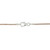 Sterling Silver 20” 1.5mm Rose Gold Plated Two-Tone Ball Necklace