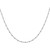 Sterling Silver 14" 1.87mm Alternating Ball Chain Necklace