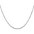 Sterling Silver 16" 1.25 mm V Cut Box Chain Necklace