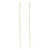 14K Gold Filled Long Cable Chain Threaders W/ Ring