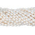 Oval Crystal Glass Pearls 4x6mm- Cream