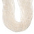 Oval Crystal Glass Pearls 4x6mm- Cream