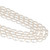 Oval Crystal Glass Pearls 4x6mm- Cream