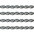 Oval Crystal Glass Pearls 3x5mm- Charcoal Gray