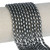 Oval Crystal Glass Pearls 3x5mm- Charcoal Gray