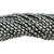 Oval Crystal Glass Pearls 3x5mm- Charcoal Gray
