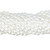 Oval Crystal Glass Pearls 3x5mm- White