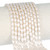 Oval Crystal Glass Pearls 3x5mm-Cream