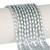 Oval Crystal Glass Pearls 3x5mm- Silver
