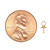 14k Gold Filled Cup & Twist Peg Drop 4mm