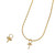 14k Gold Filled Cup & Twist Peg Drop 4mm