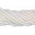 Rondelle Crystal Glass Pearls 6mm-White