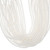 Rondelle Crystal Glass Pearls 6mm-White