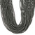 Rondelle Crystal Glass Pearls 4mm-Charcoal Gray