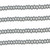 Rondelle Crystal Glass Pearls 4mm-Silver