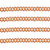 Rondelle Crystal Glass Pearls 4mm-Pale Copper