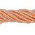 Rondelle Crystal Glass Pearls 4mm-Pale Copper