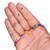 Dyed Hammer Shell Heishi Beads 3mm – Multicolored