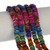 Dyed Hammer Square-Cut Shell 7mm-Multicolored