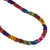 Dyed Hammer Square-Cut Shell 7mm-Multicolored