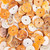 Spiny Shell Heishi Beads 10mm- Orange Cream