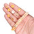 Spiny Shell Heishi Beads 10mm- Orange Cream