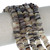 Hammer Square Cut Shell Heishi Beads-8mm