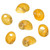Mongo Shell Beads 6x4mm-Yellow