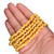 Mongo Shell Beads 6x4mm-Yellow