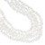 Mongo Shell Beads 6x4mm- White