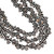 Nasa Shell Beads 12x9mm- Zebra
