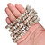 Tapok Frog Shell Beads 11x7mm-Natural