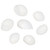 Moonshell Snail Beads 18x10mm-White