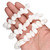 Moonshell Snail Beads 18x10mm-White
