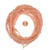 African Recycled Glass Beads 7-9mm Frosted Pink
