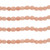 African Recycled Glass Beads 7-9mm Frosted Pink