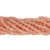 African Recycled Glass Beads 7-9mm Frosted Pink