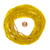 African Recycled Glass Beads 7-9mm Frosted Yellow