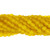 African Recycled Glass Beads 7-9mm Frosted Yellow
