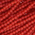 African Recycled Glass Beads 7-9mm Frosted Red