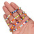 African Glass Beads 3.7-5mm Multi Color