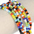 African Glass Beads 3.7-5mm Multi Color