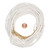 African Glass Beads 3.5-5mm White