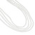 African Glass Beads 3.5-5mm White