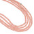 African Glass Beads 3.5-5mm Pink