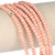 African Glass Beads 3.5-5mm Pink
