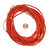 African Glass Beads 3.5-4mm Red
