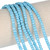 African Glass Beads3-4.8mm Robins Egg Blue